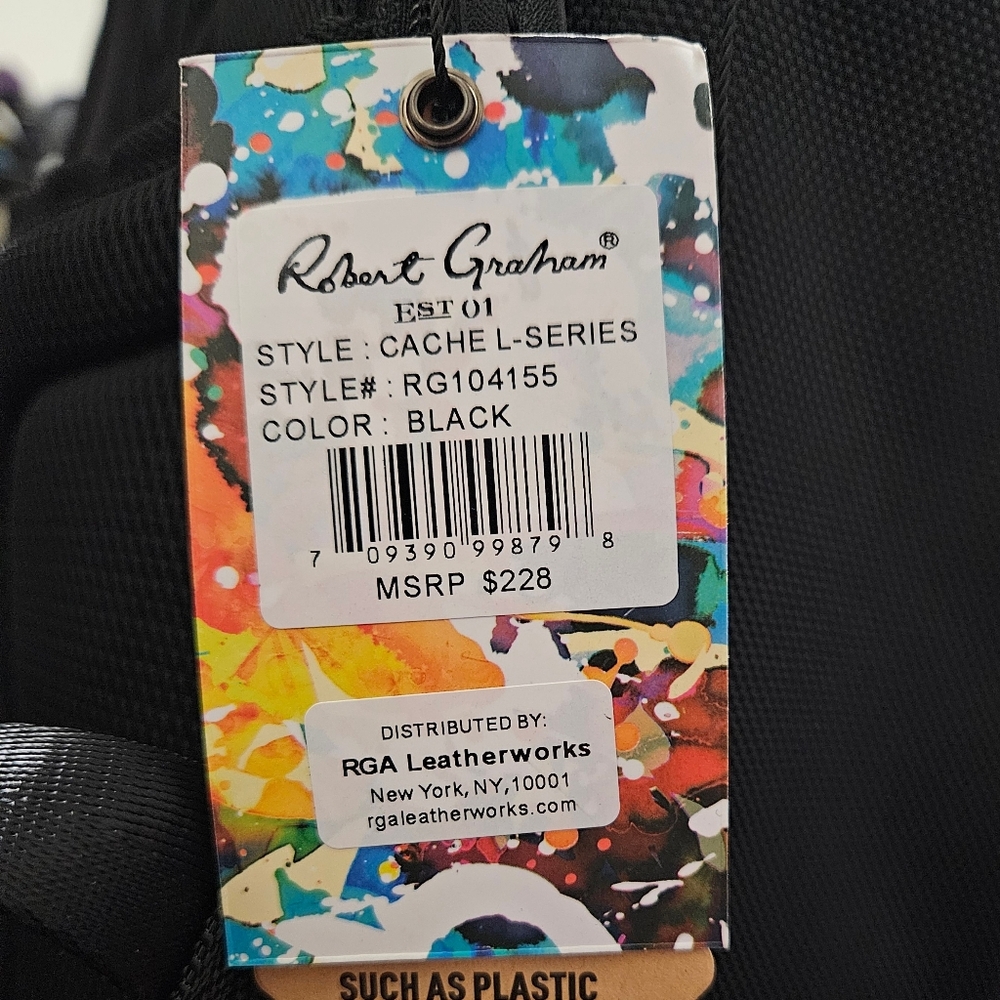 Robert Graham Textured Black Accessory - Picture 8 of 8